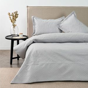 Quilt Patrice 2 Plazas / Gris - American Family