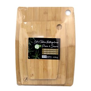 Set 3 Tablas de Bamboo Rectangular - Doral