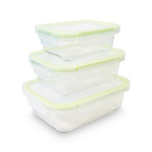 Set 3 Contenedores Herméticos Fresh 370+640+1050 ml - Doral