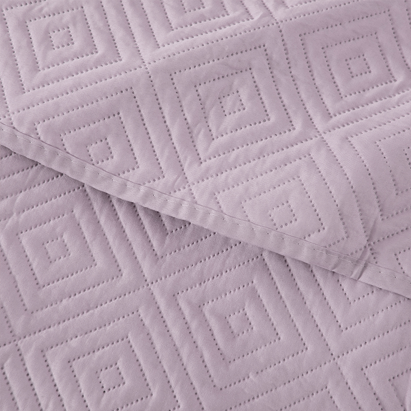 Quilt Cordoba Liso 1.5 Plazas / Lila - Mashini - Imagen 2