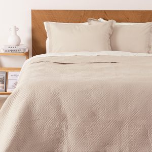 Quilt Cordoba Liso 2 Plazas / Arena - Mashini