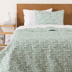 Quilt Castilla 1.5 Plazas / Abstrabcto - Mashini