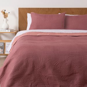 Quilt Mallorca 2 Plazas / Rosa - Mashini