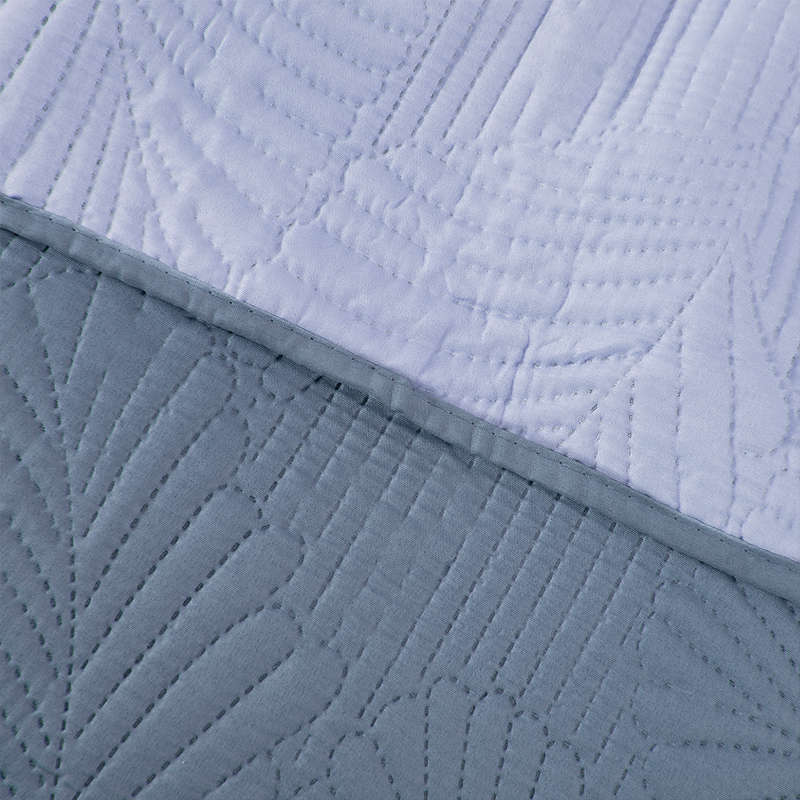 Quilt Estampado Mallorca 2 Plazas / Azul - Mashini - Imagen 2
