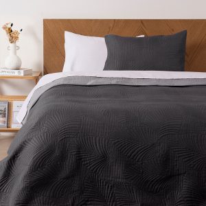 Quilt Mallorca 1.5 Plaza / Gris - Mashini
