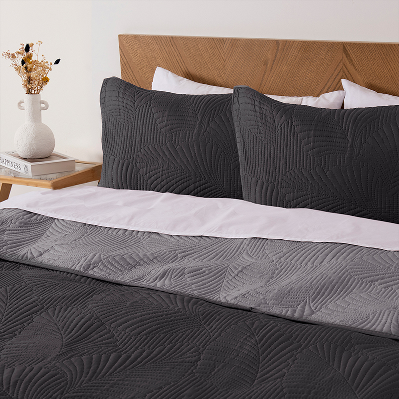 Quilt Mallorca 2 Plazas / Gris - Mashini - Imagen 3