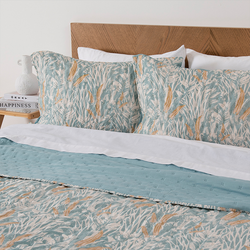 Quilt Estampado Mallorca 1.5 Plaza / Amber - Mashini - Imagen 3