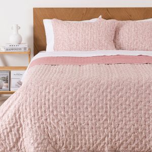 Quilt Estampado Mallorca 2.5 Plazas / Helecho - Mashini