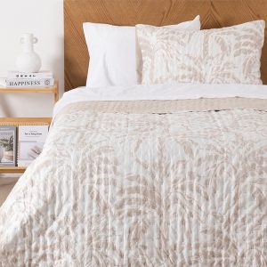 Quilt Estampado Mallorca 1.5 Plaza / Jubaea - Mashini