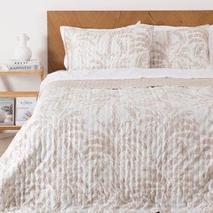 Quilt Estampado Mallorca 2.5 Plazas / Jubaea - Mashini
