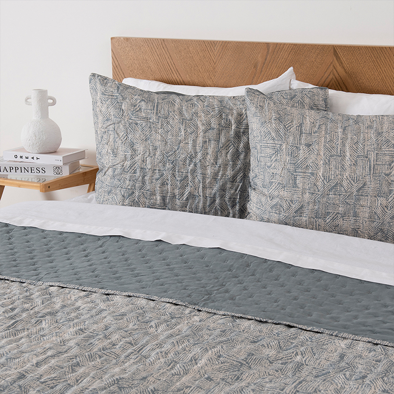 Quilt Estampado Mallorca Super King / Shade - Mashini - Imagen 3