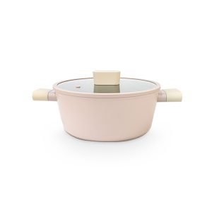 Olla Press Cast Satellite 24 cm / Marfil - Doral