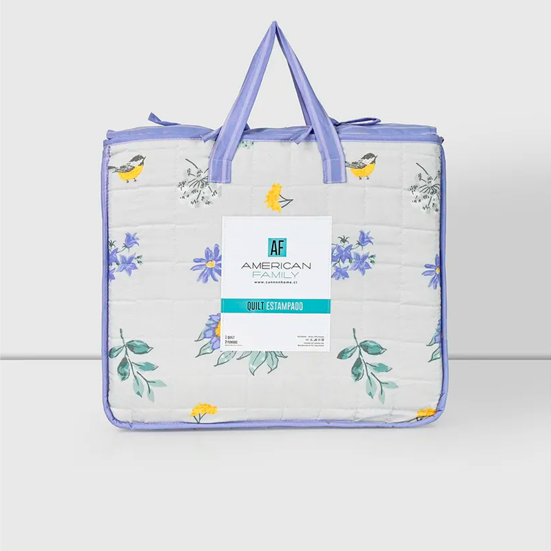 Quilt Estampado 2.5 Plazas / Nadine – American Family - Imagen 5