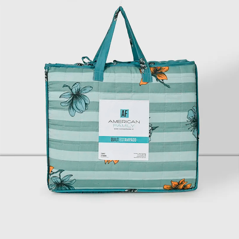Quilt Estampado 1.5 Plazas / Myra - American Family - Imagen 5