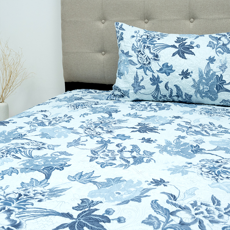Quilt Hotpress Estampado 1.5 plazas / Floral - Doral - Imagen 3