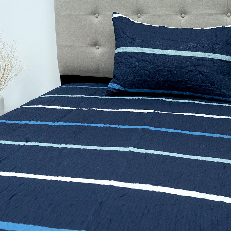 Quilt Hotpress Estampado 1.5 plazas / Lineal - Doral - Imagen 3