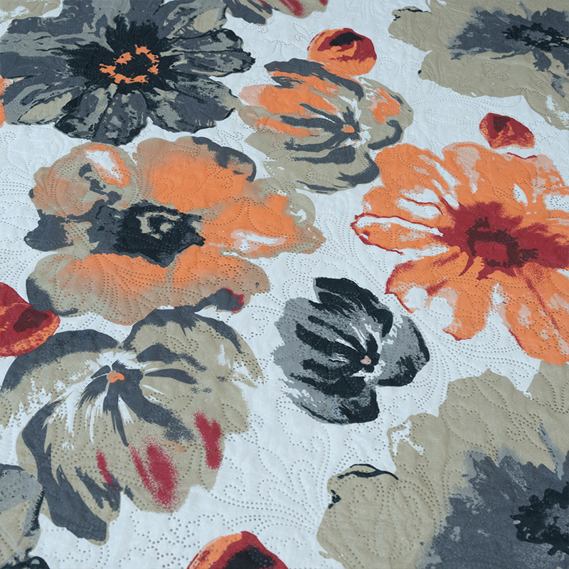 Quilt Hotpress Estampado 2 Plazas / Acuarela - Doral - Imagen 2
