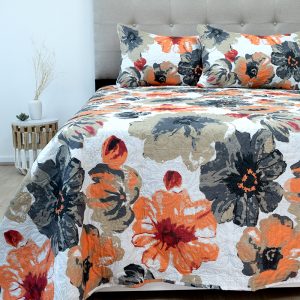 Quilt Hotpress Estampado 2 Plazas / Acuarela - Doral