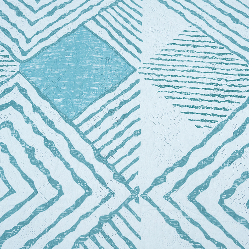 Quilt Hotpress Estampado 2 Plazas / Aqua - Doral - Imagen 2