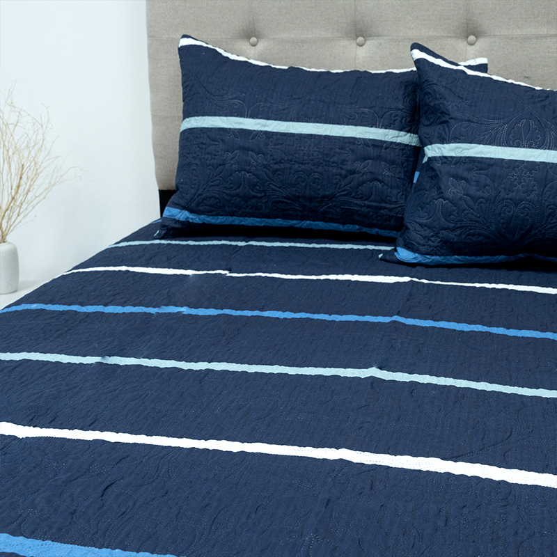 Quilt Hotpress Estampado 2 Plazas / Lineal - Doral - Imagen 3