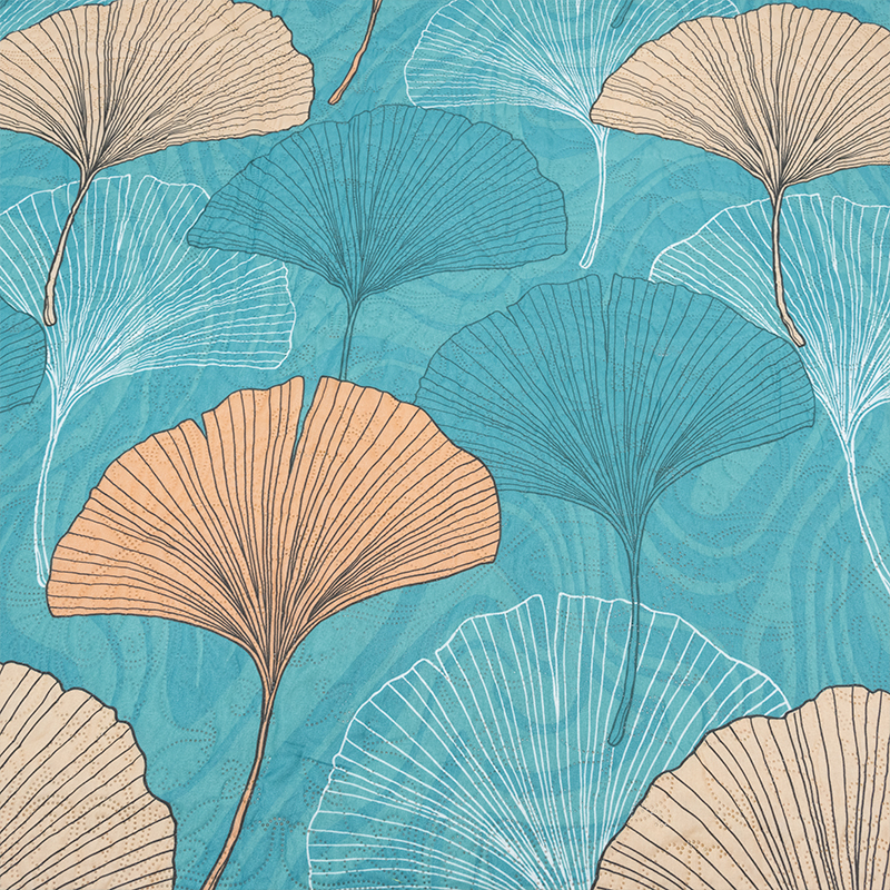 Quilt Hotpress Estampado 2.5 Plazas / Ginkgo - Doral - Imagen 2
