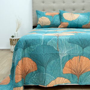 Quilt Hotpress Estampado 2.5 Plazas / Ginkgo - Doral