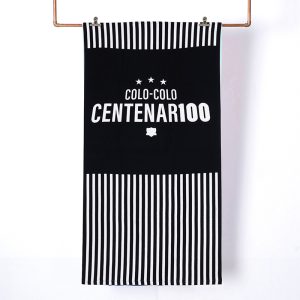 Toalla de Playa 70x140 cm + Bolso / Colo-Colo Black Hite - Mashini