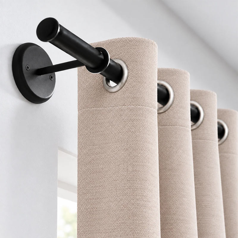 Set de Cortinas Blackout Argolla Romana / Crudo - Mashini - Imagen 2