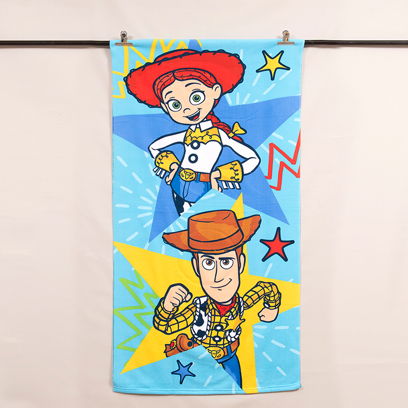 Set Toalla de Playa 70x140 cm + Frisbit / Toy Story Vaqueros - Mashini - Imagen 2