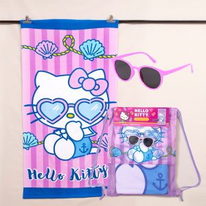 Set Toalla 70x140 cm. + Lentes de Sol / Hello Kitty Mar - Mashini