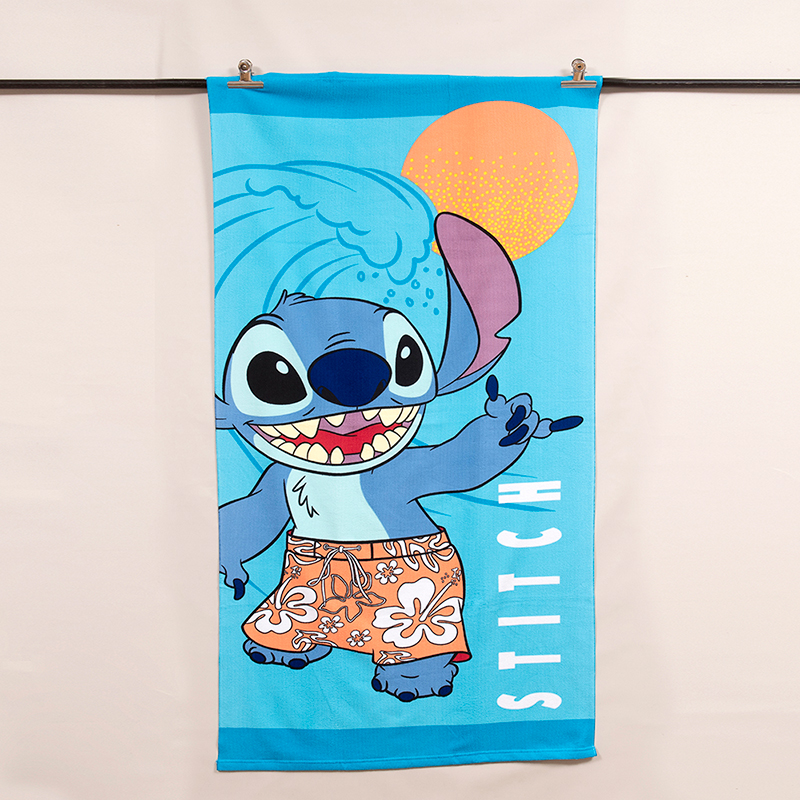 Set Toalla de Playa 70x140 cm + Jockey / Stitch Sunse - Mashini - Imagen 2
