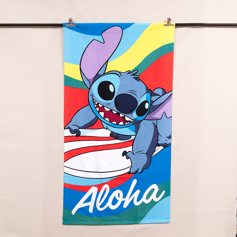 Set Toalla de Playa 70x140 cm + Jockey / Stitch Surf - Mashini - Imagen 2