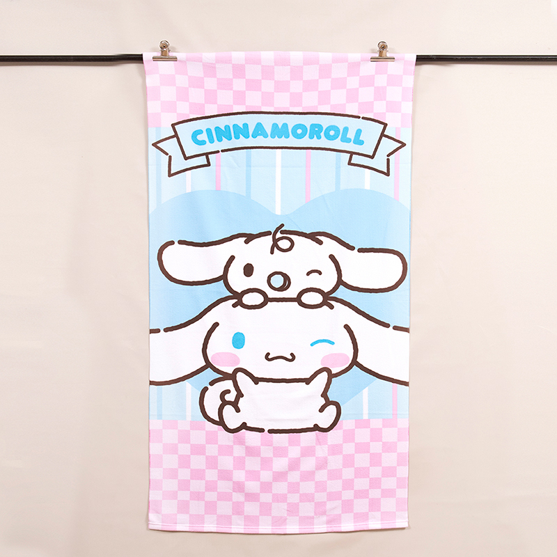 Toalla de Playa 70x140 cm + Bolso / Cinnamoroll Ti - Mashini - Imagen 2