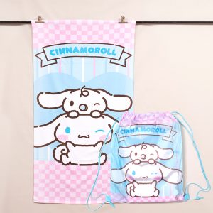 Toalla de Playa 70x140 cm + Bolso / Cinnamoroll Ti - Mashini