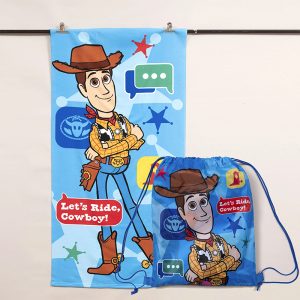 Toalla de Playa 70x140 cm + Bolso / Toy Story Ride - Mashini