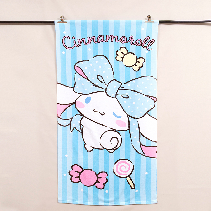 Toalla de Playa 70x140 cm + Bolso / Cinnamoroll Du - Mashini - Imagen 2