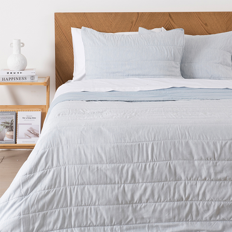 Quilt Marbella 2.5 Plazas / Azul - Mashini