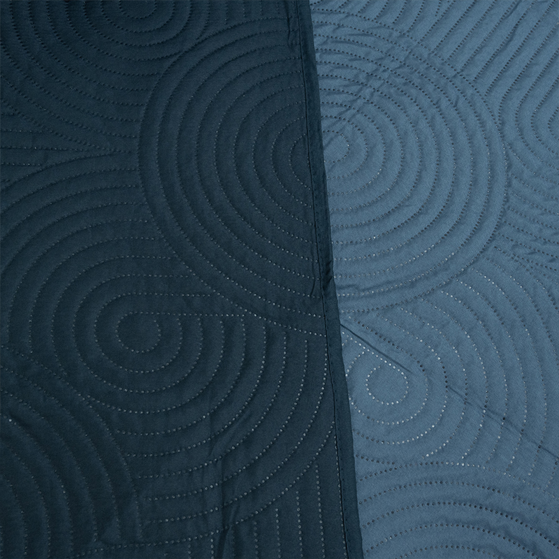 Quilt Hotpress Liso Bicolor 1.5 plazas / Azul Marino - Doral - Imagen 2