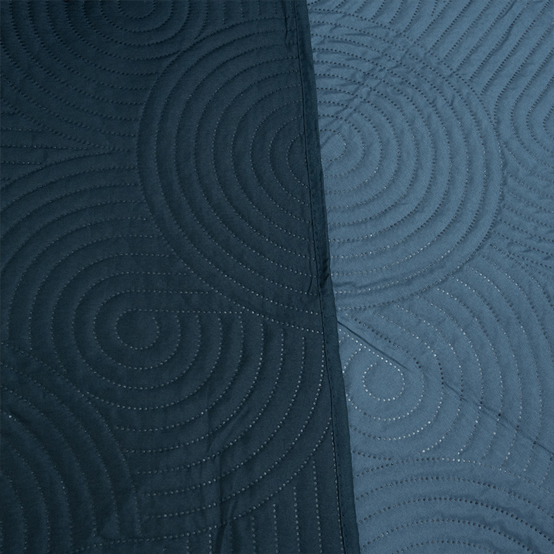 Quilt Hotpress Liso Bicolor 2.5 Plazas / Azul Marino - Doral - Imagen 2
