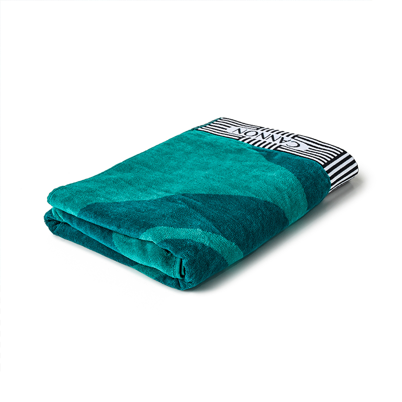 Toalla de Playa 420gr. 80x160 cm. Jacquard / Olas - Cannon - Imagen 3