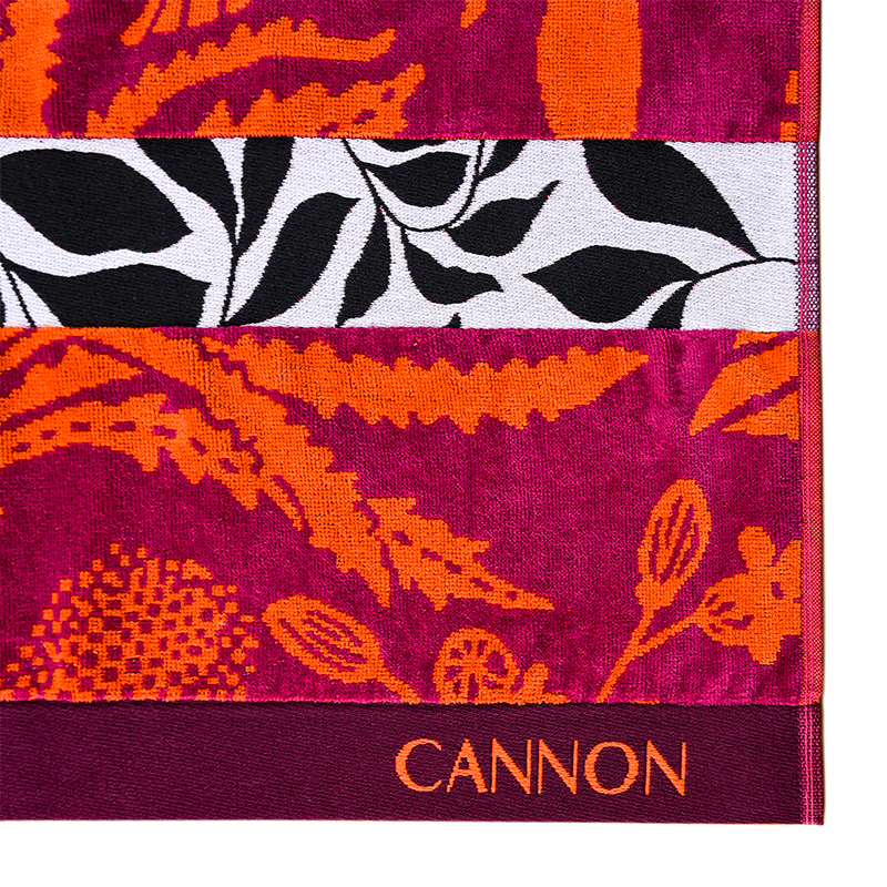 Toalla de Playa 420gr. 100x180 cm. Jacquard / Palma - Cannon - Imagen 2